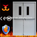 Puerta contraincendios doble de acero con clasificación de incendio de 90 minutos